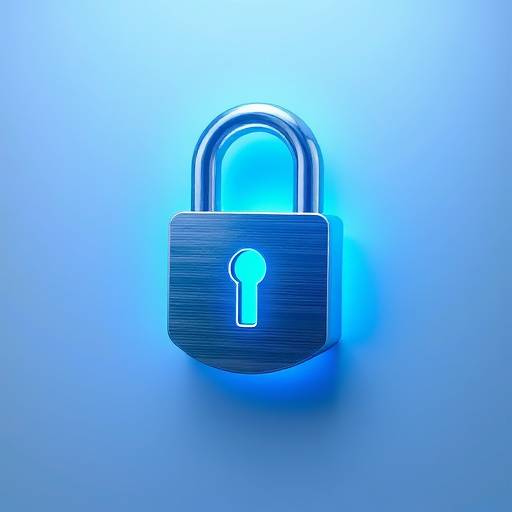 Privacy lock icon symbolizing data security